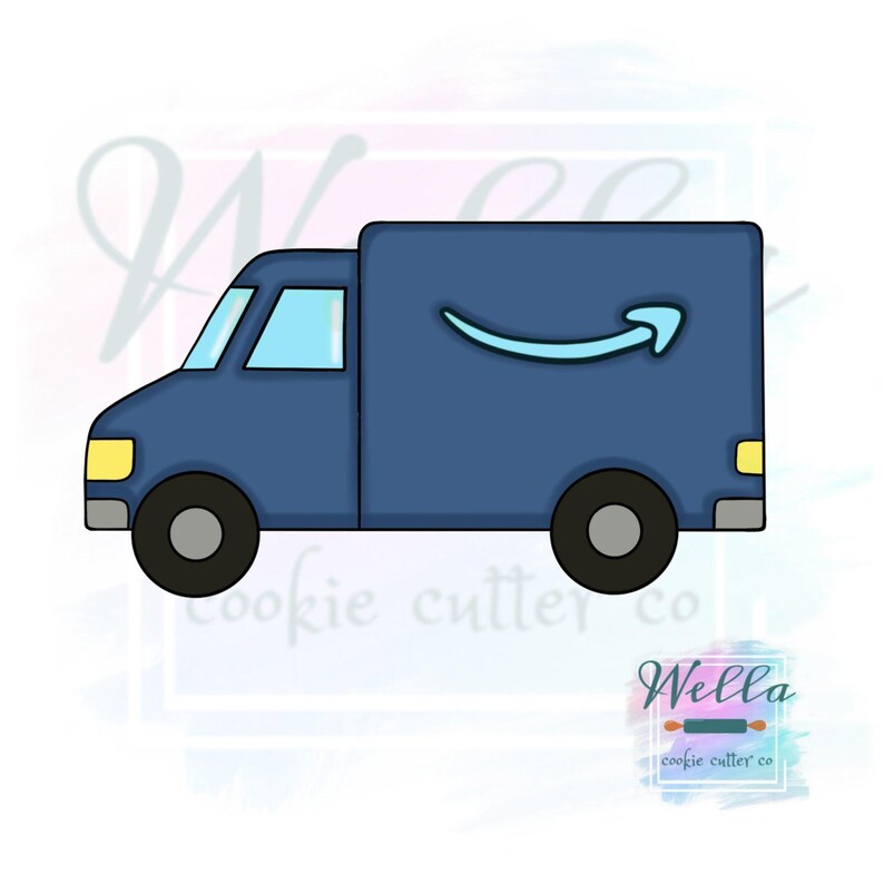 Delivery Truck Cookie Cutter, Ambulance Cookie Cutter image 1