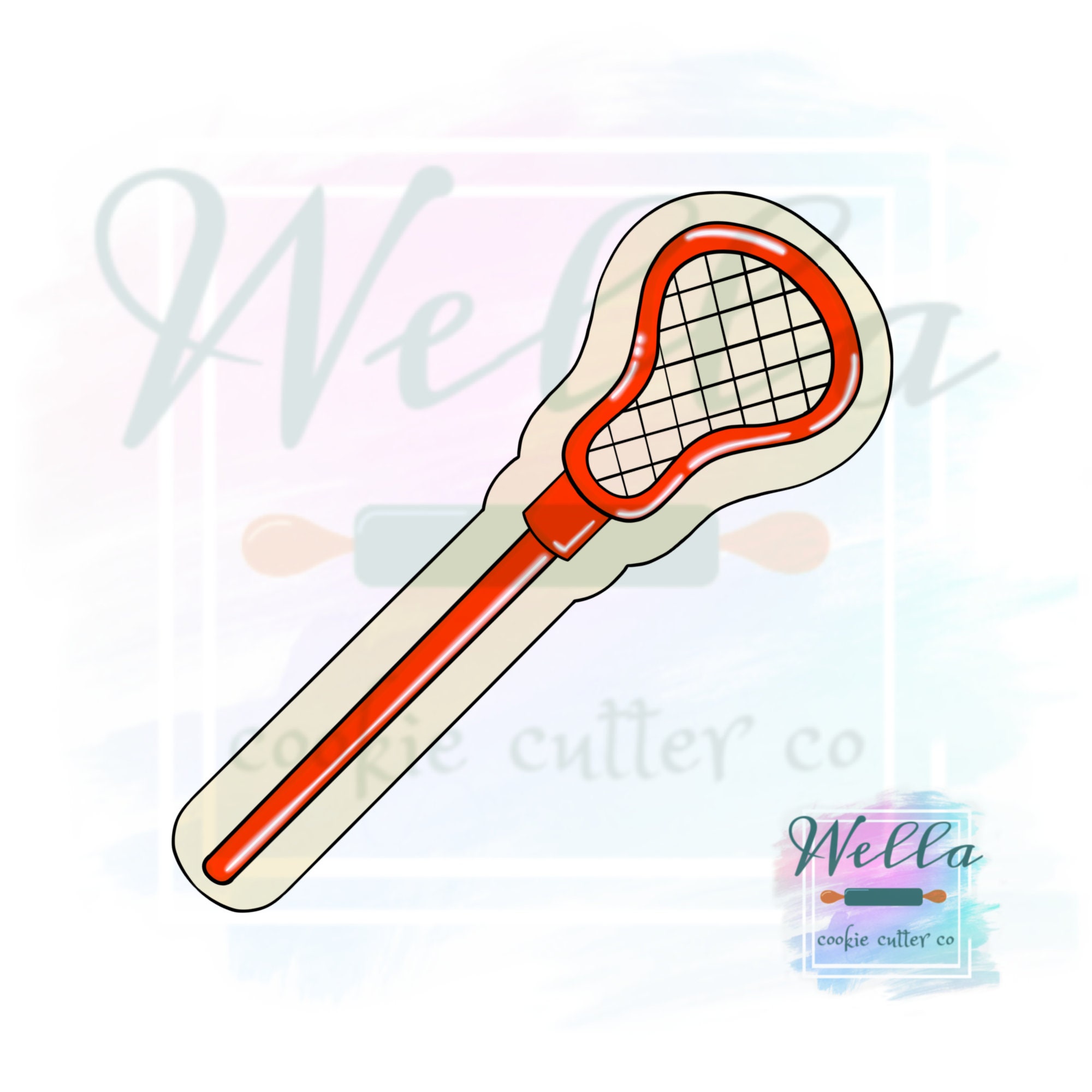Lacrosse Stick Cookie Cutter Lacrosse Cookie Cutter Etsy UK