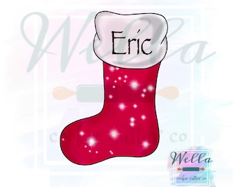 Christmas Skinny Stocking Cookie Cutter