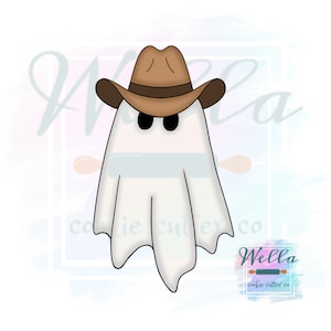 Cowboy Ghost Cookie Cutter