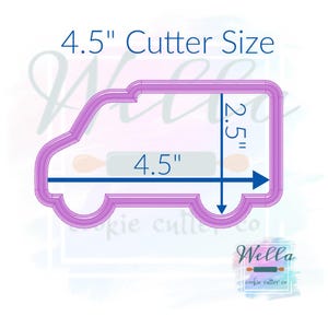 Delivery Truck Cookie Cutter, Ambulance Cookie Cutter image 6