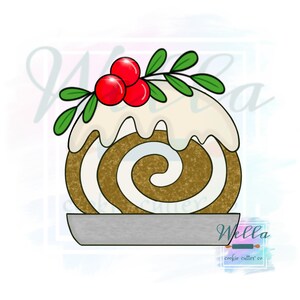 Pumpkin Spice Roll Cookie Cutter, Christmas Cookie Cutter