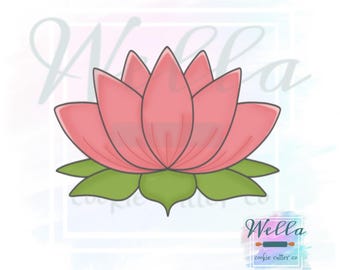 Lotus Flower Cookie Cutter