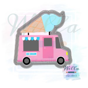 Ice Cream Truck Cookie Cutter, Ice Cream Cookie Cutter, Candy Cookie Cutter