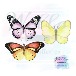 Butterfly - Set of 3 Cookie Cutters or Single Cutter Options