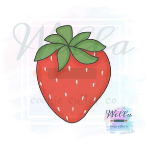 Strawberry #2 Cookie Cutter