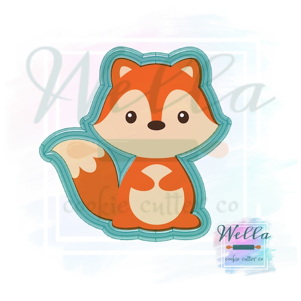 Fox Cute Woodland Cookie Cutter