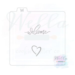 Housewarming Cookie Cutter Set with Optional Stencils, Realtor Cookie Cutter Set image 8