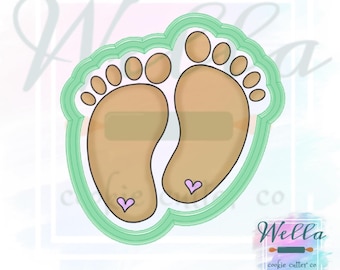 Baby Footprints Cookie Cutter