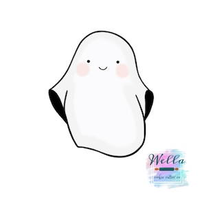 Cute Ghost Halloween Cookie Cutter