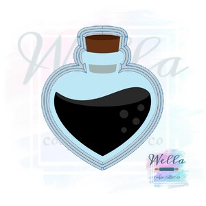 Heart Potion Bottle Cookie Cutter, Halloween Cookie Cutter, Potion Cookie Cutter