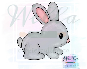 Bunny Rabbit Cute Woodland Cookie Cutter