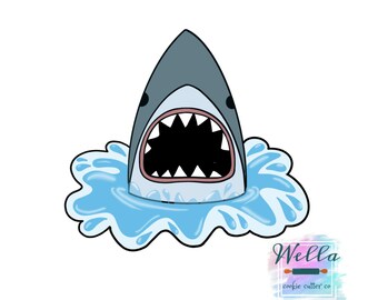 Shark Splash Cookie Cutter