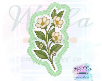 Floral Branch #1 Cookie Cutter