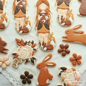 Floral Cookie Cutter, Fall Floral Cutter image 4