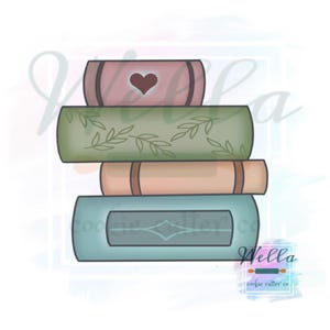 Stack of Books Cookie Cutter