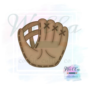 Baseball Mitt Cookie Cutter, Sports Cookie Cutter