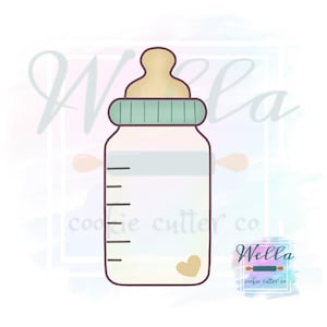 Baby Bottle Skinny Cookie Cutter