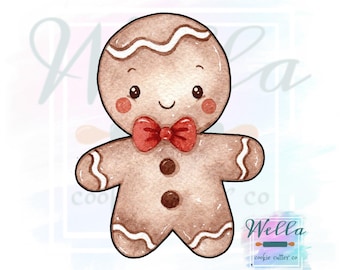 Gingerbread Man Cookie Cutter, Christmas Cookie Cutters, Ginger Man Cookie Cutter