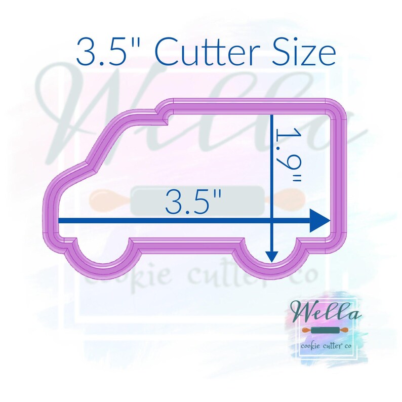 Delivery Truck Cookie Cutter, Ambulance Cookie Cutter image 8