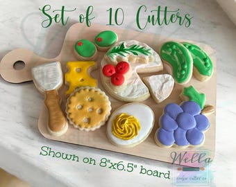 Charcuterie Set of 10 Cookie Cutters