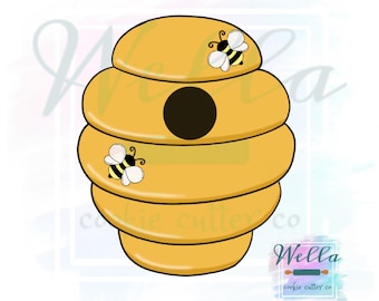 Beehive #2 Cookie Cutter, Sweet as Can Bee Cookie Cutter