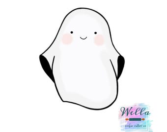 Cute Ghost Halloween Cookie Cutter
