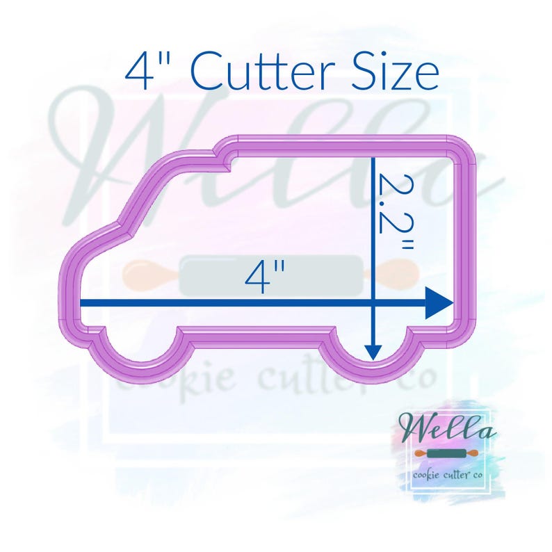 Delivery Truck Cookie Cutter, Ambulance Cookie Cutter image 7
