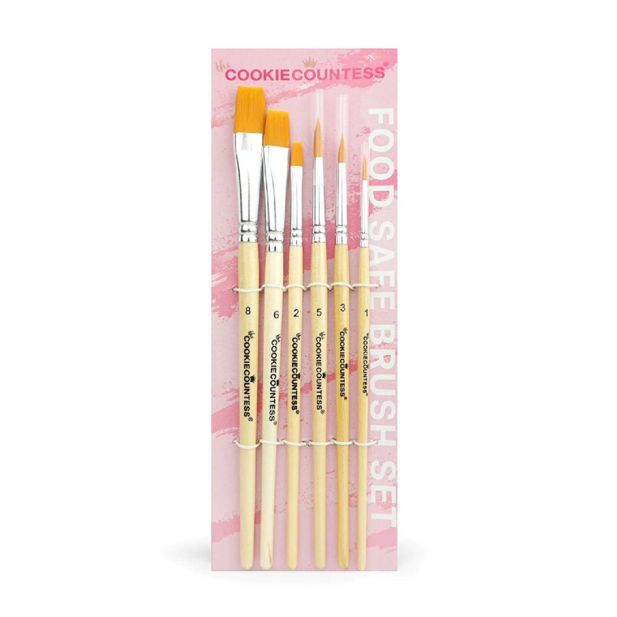 Lissielou Angular Paint Brush Size 8, Baking Tools, Paintbrushes