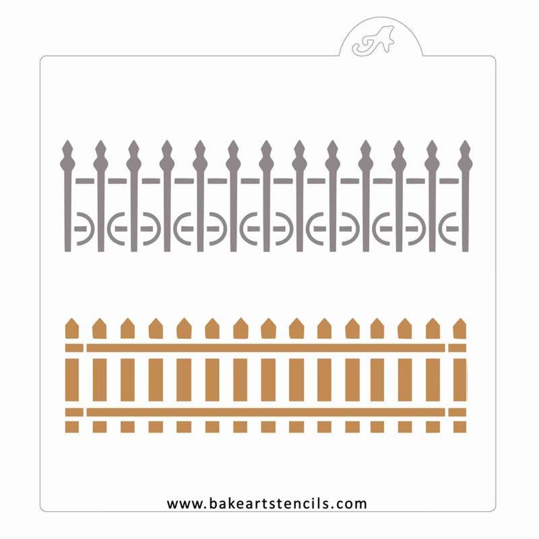 Buy Fence Styles Cookie Stencil Halloween Cookie Stencil Fence Online in India