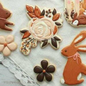 Floral Cookie Cutter, Fall Floral Cutter image 3