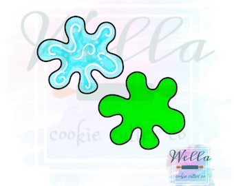 Paint or Water Splat Cookie Cutter