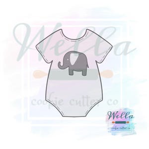 Baby Onesie Cookie Cutter, Baby Outfit Cookie Cutter image 2