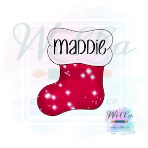 Chubby Christmas Stocking Cookie Cutter