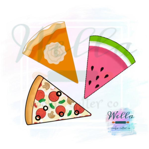 Pizza Pie Watermelon Slice Cookie Cutter