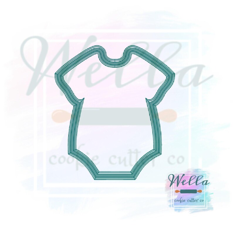 Baby Onesie Cookie Cutter, Baby Outfit Cookie Cutter image 6