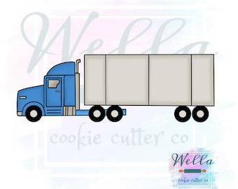 Semi-Truck Cookie Cutter