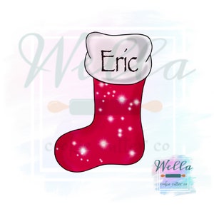 Christmas Skinny Stocking Cookie Cutter