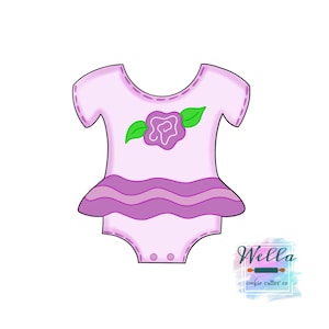 Baby Ruffled Onesie Cookie Cutter