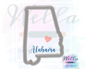 State of Alabama Cookie Cutter