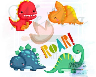 Dinosaur Set Cookie Cutters, T-Rex Cookie Cutter, Triceratops Cookie Cutter, Stegosaurus Cookie Cutter, Brontosaurus Cookie Cutter