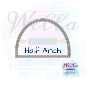 Half Arch Cookie Cutter