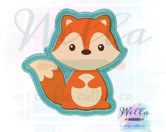 Fox Cute Woodland Cookie Cutter