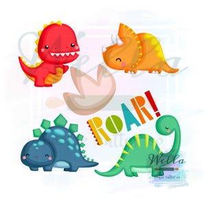 Dinosaur Set Cookie Cutters, T-Rex Cookie Cutter, Triceratops Cookie Cutter, Stegosaurus Cookie Cutter, Brontosaurus Cookie Cutter