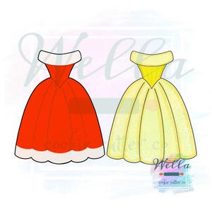 Princess Dress #1 Cookie Cutter