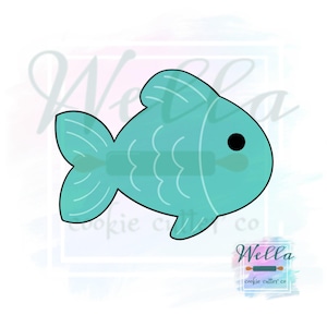 Fish Cookie Cutter, Cute Fish Cookie Cutter