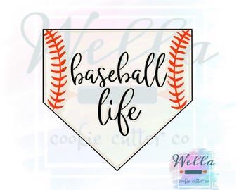 Baseball Home Plate Cookie Cutter, Sports Cookie Cutter