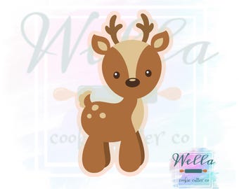 Deer Standing Cute Woodland Cookie Cutter