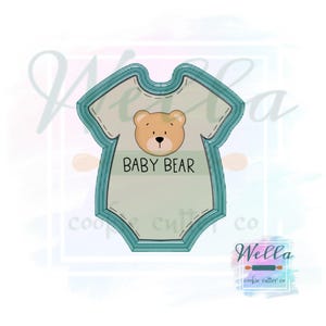 Baby Onesie Cookie Cutter, Baby Outfit Cookie Cutter image 3