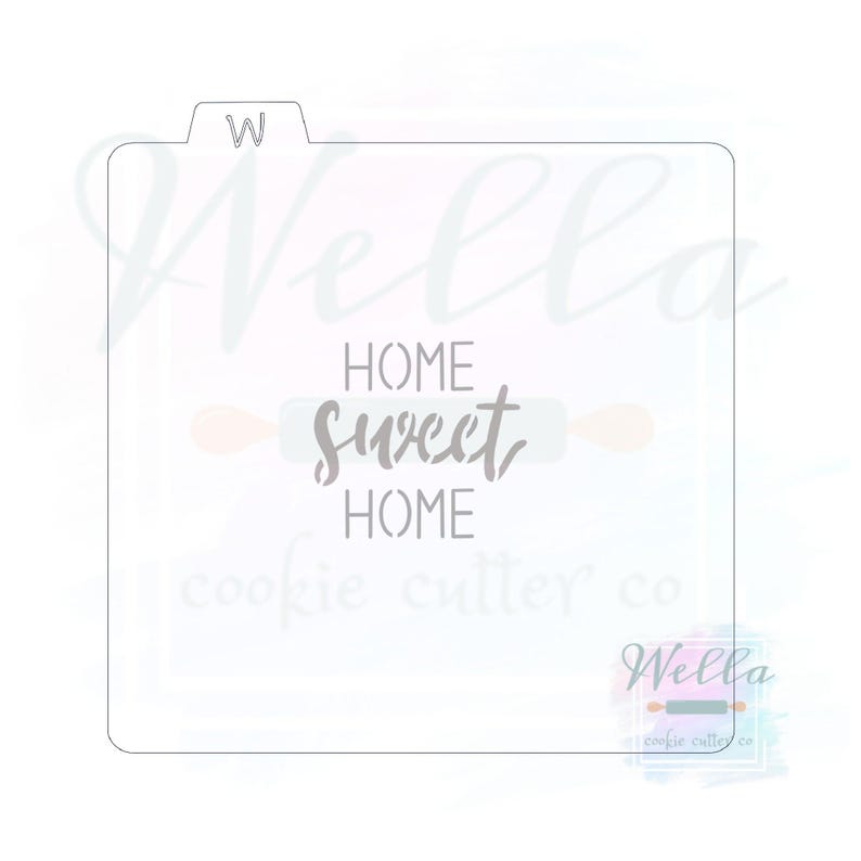 Housewarming Cookie Cutter Set with Optional Stencils, Realtor Cookie Cutter Set image 7